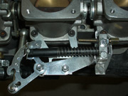 Custom built throttle linkage